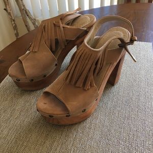 Women’s Leather Platform Sandal